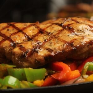 grilled chicken, vegetables, chicken breast